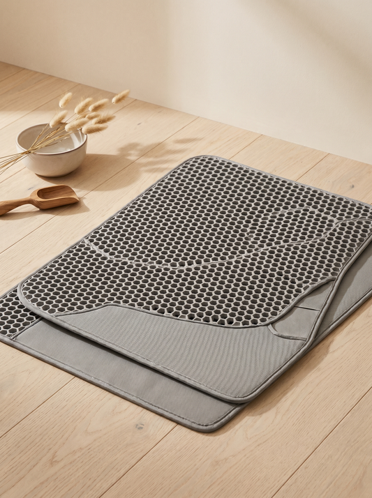 XL anti-tracking cat litter mat