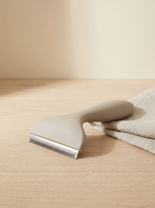 Pet deshedding brush